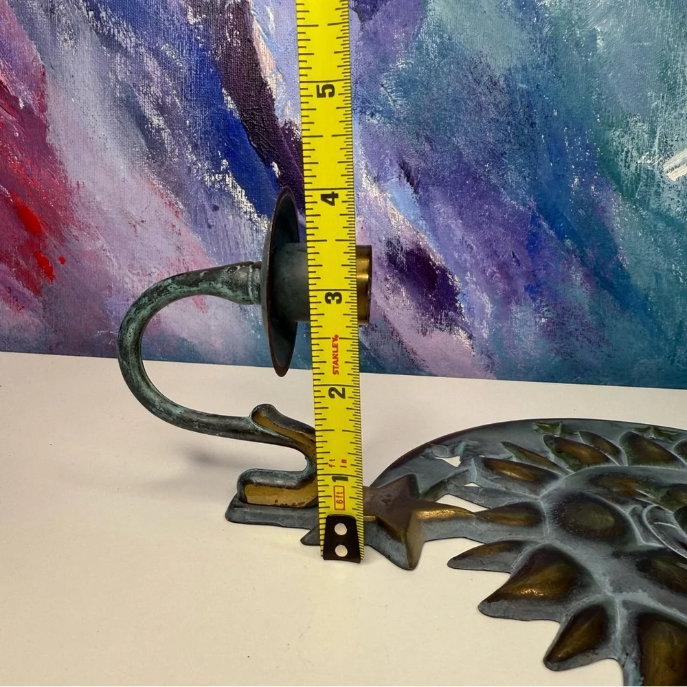 SOLD PartyLite Sun & Moon 1994 Wall Hanging Candle Holders Celestial Vintage Sco - Picture 14 of 16